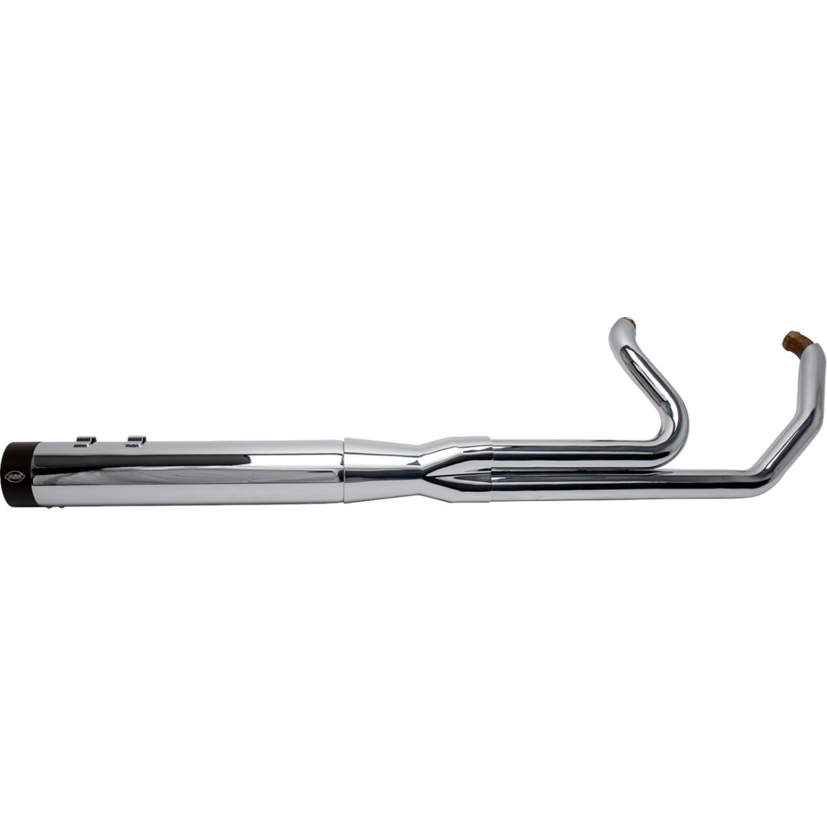 S&S Cycle #550-0771 - 2-into-1 Sidewinder Exhaust System - 50 State - Chrome - Touring '07-'16