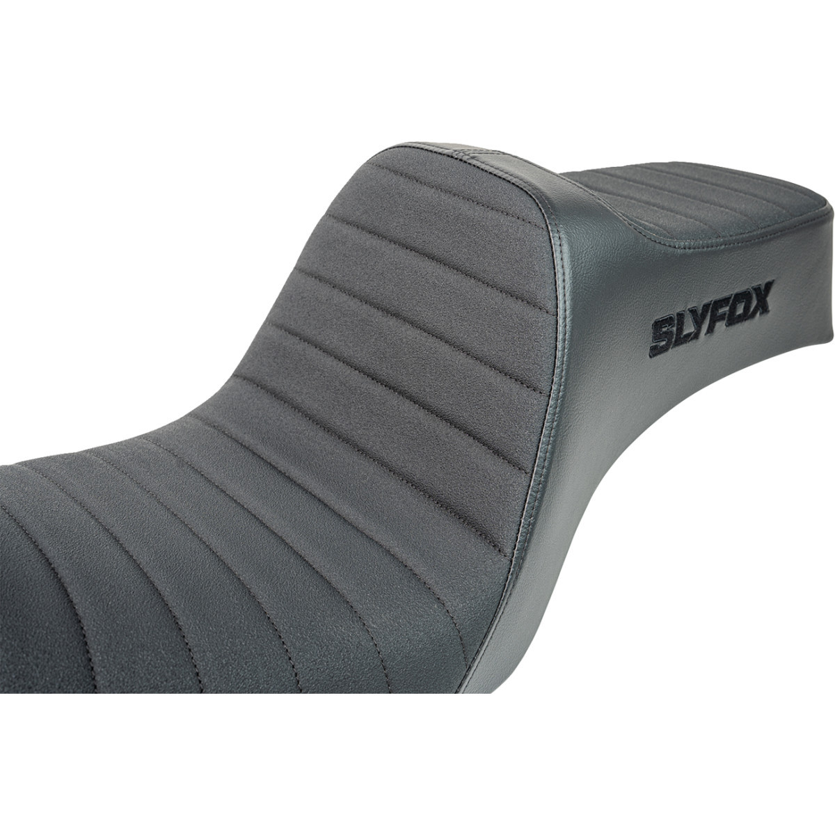 Slyfox #4694A-slyfox - High Noon Seat - Vinyl - Classic Stitch - Black Logo - Dyna '06-'17