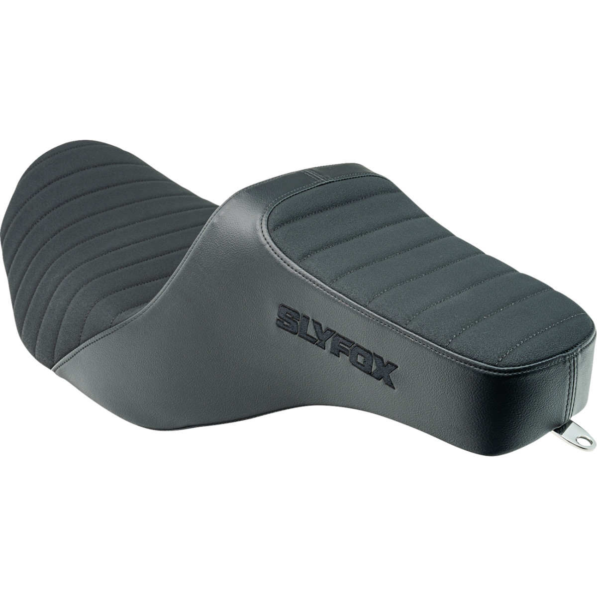 Slyfox #4704A-SlyFox - High Noon Seat - Vinyl - Classic Stitch - Black Logo - FLH/FLT '23-'24
