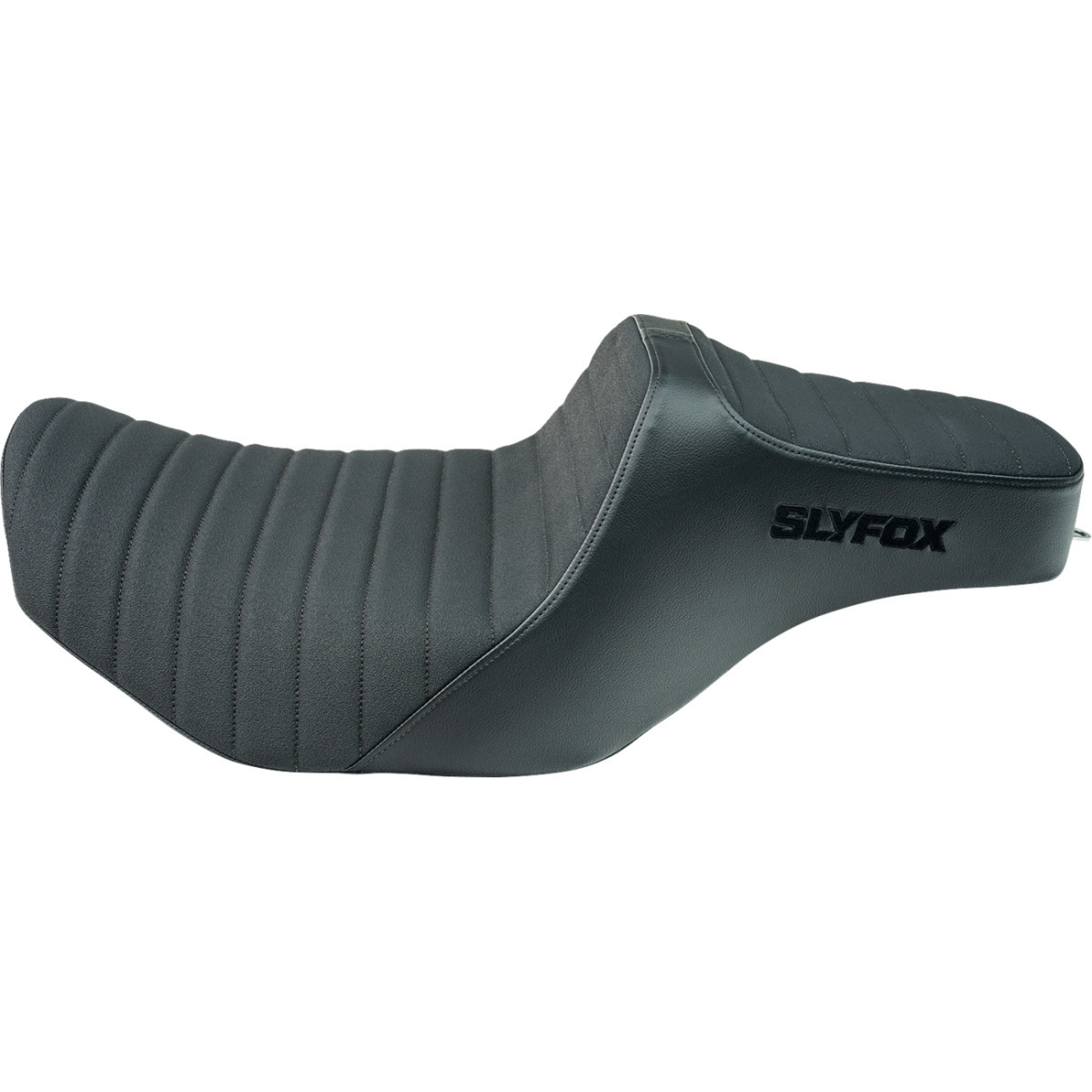 Slyfox #4704A-SlyFox - High Noon Seat - Vinyl - Classic Stitch - Black Logo - FLH/FLT '23-'24