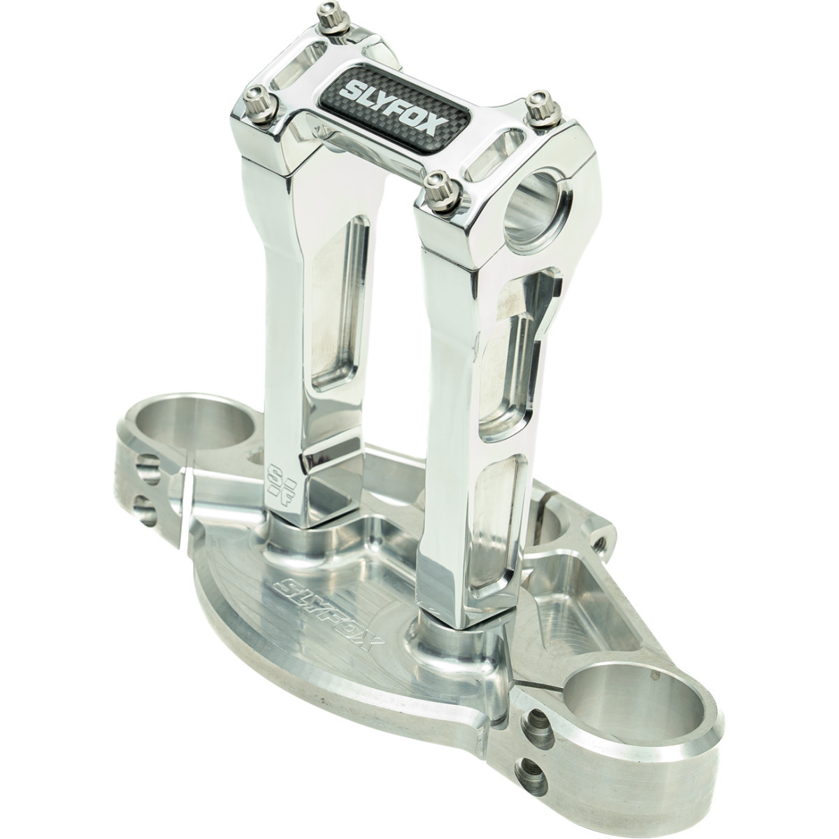 Slyfox #SF-1001-06-R - Handlebar Riser Kit - Straight - 1" Clamping - 6" Rise - Raw