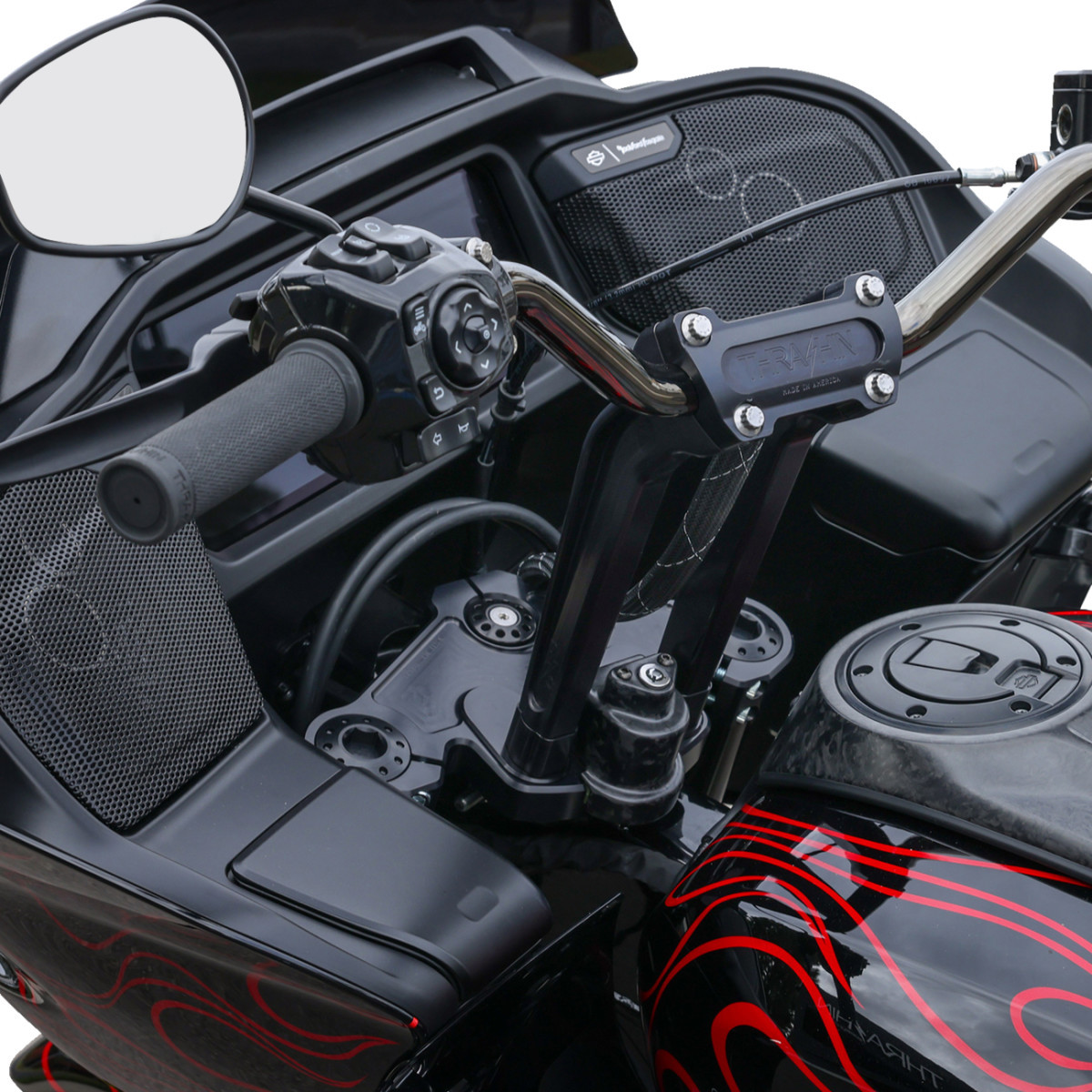 Thrashin Supply CO. #TSC-3033-1 - Cover Steering Lock - Matte Forged Carbon Fiber
