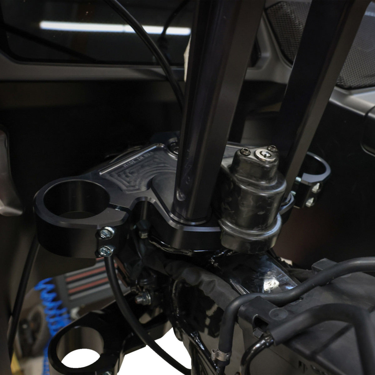 Thrashin Supply CO. #TSC-3033-1 - Cover Steering Lock - Matte Forged Carbon Fiber