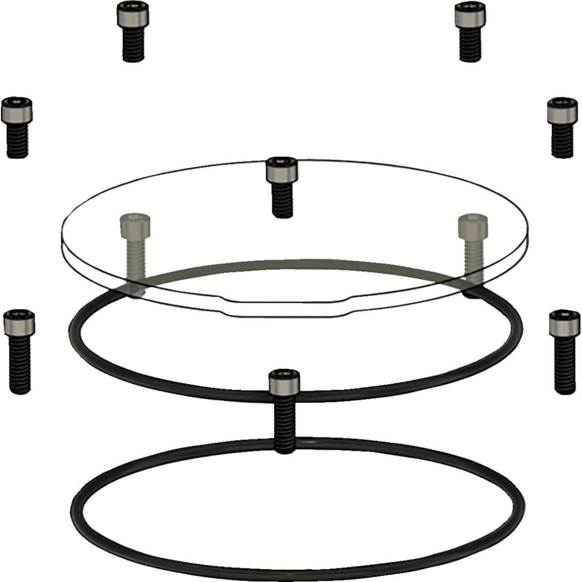 Trask #TM-0041-RK - Assault Derby Cover Repair Kit - Big Twin