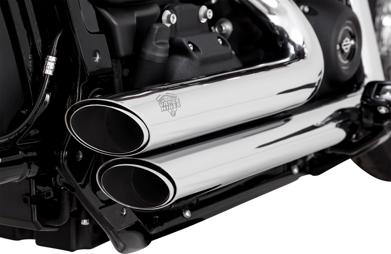 Vance & Hines #17333-22 - Shortshots Staggered PCX Exhaust System - Chrome