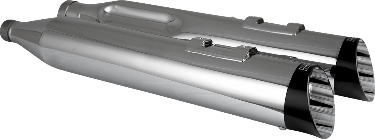 Vance & Hines #17960 - Razorback 450 Slip-On Mufflers - Chrome - M8 Bagger