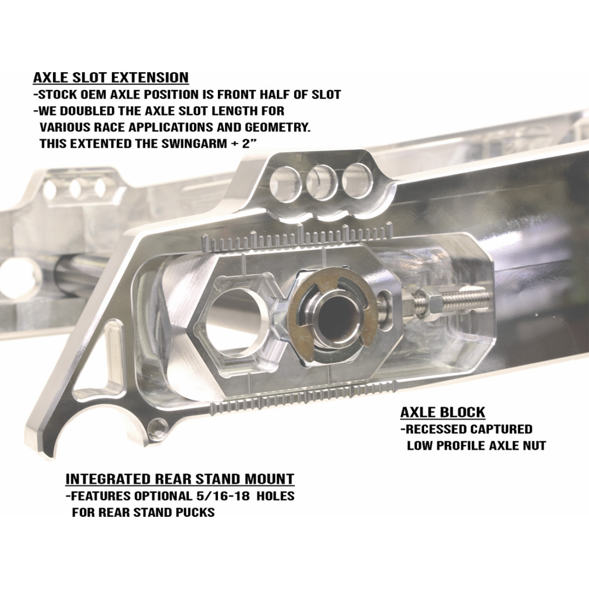 Alloy ART #SA-09 - Swingarm - The Swinger - '09-'23 FLHT/FLHR/FLHX/FLTRX/FLTRU/FLTRK