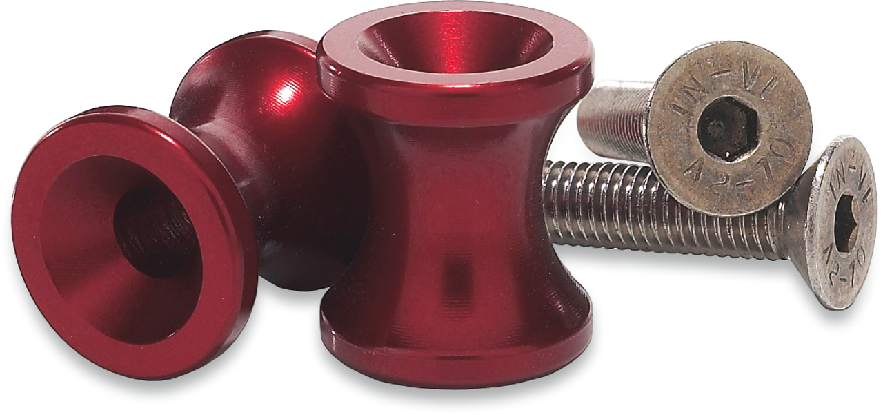 Swingarm Spool - Red - 10 mm