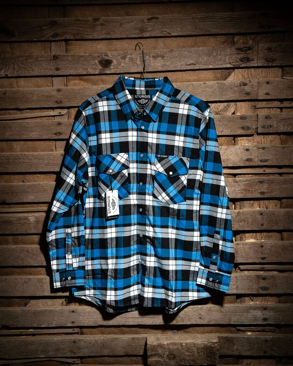Mint Speed Shop - Sturgis 83 / Helping With Horsepower Kids Flannel