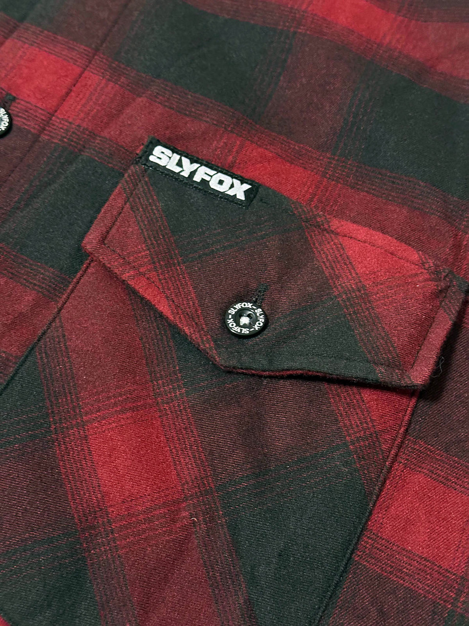 Mint Speed Shop - Slyfox Womens Flannel - Red Fox
