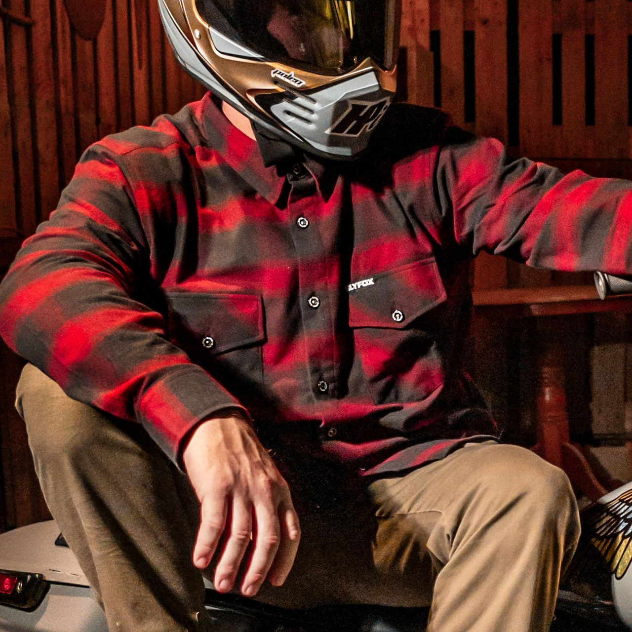 Mint Speed Shop - Slyfox Womens Flannel - Red Fox