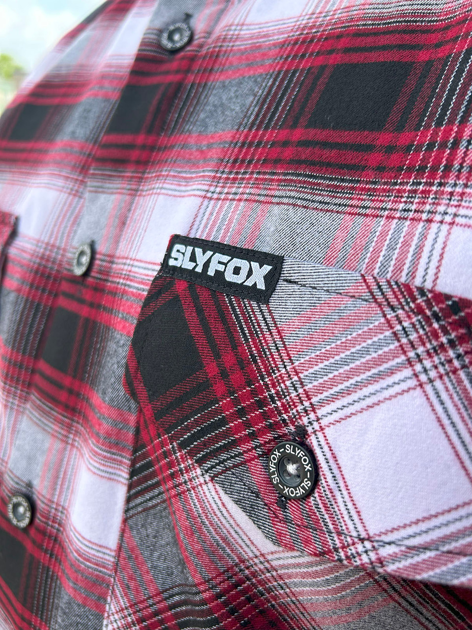 Mint Speed Shop - Slyfox Womens Flannel - Fox Blood
