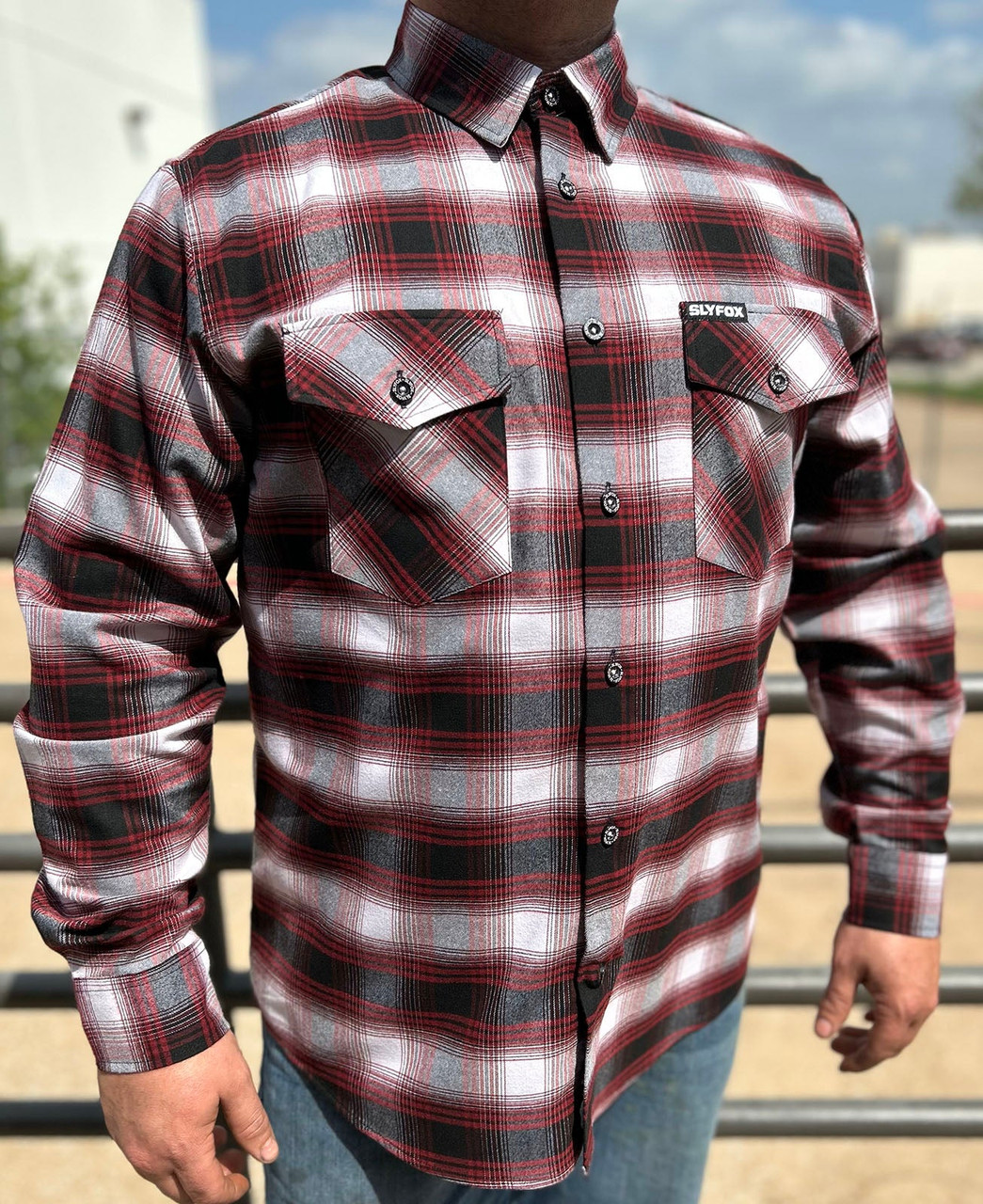 Mint Speed Shop - Slyfox Kids Flannel - Fox Blood