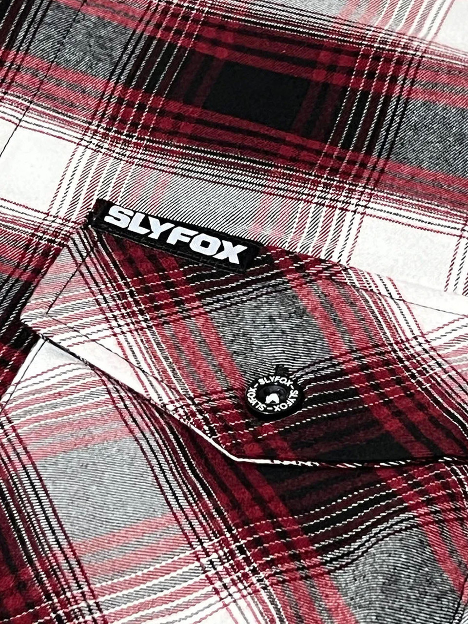 Mint Speed Shop - Slyfox Kids Flannel - Fox Blood