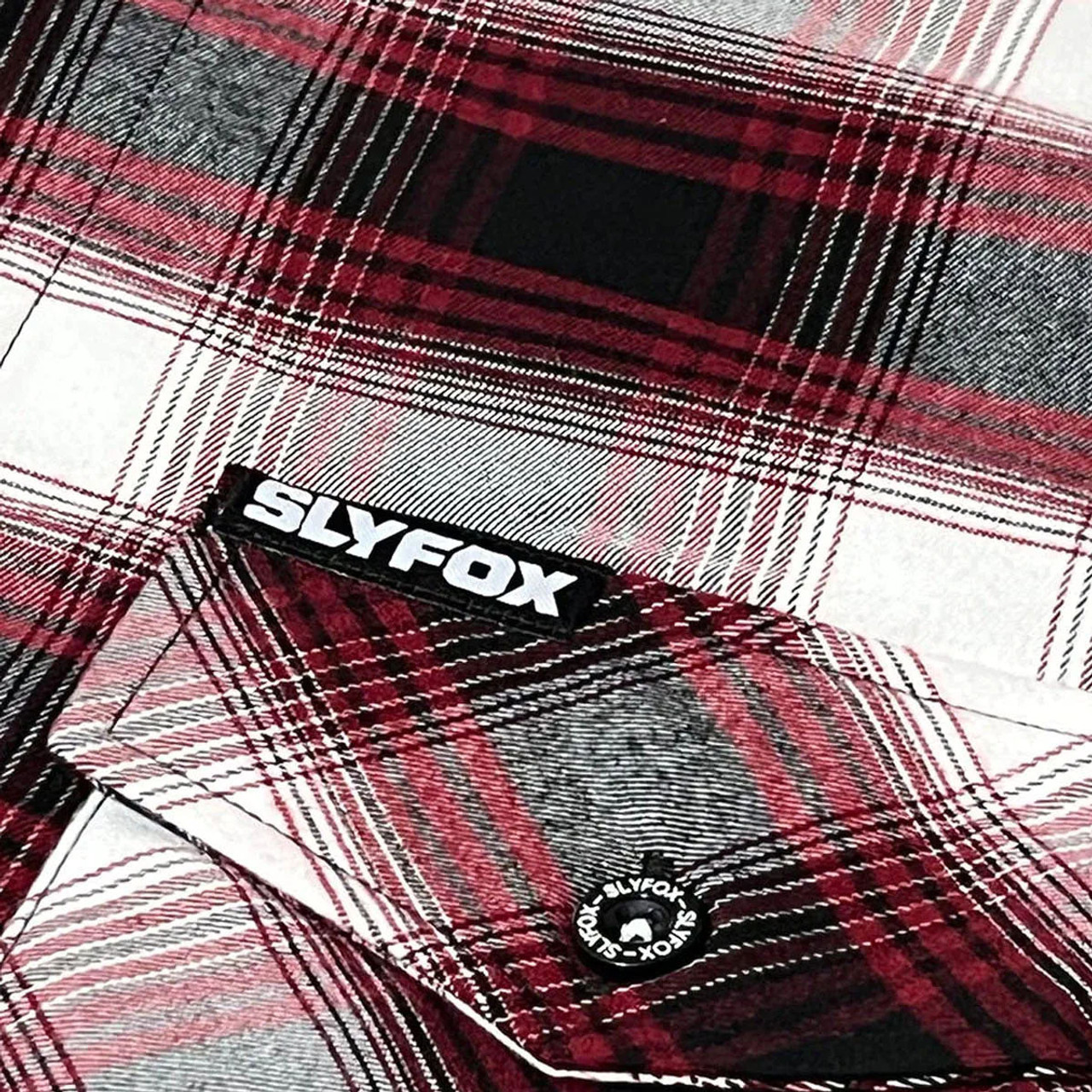 Mint Speed Shop - Slyfox Kids Flannel - Fox Blood