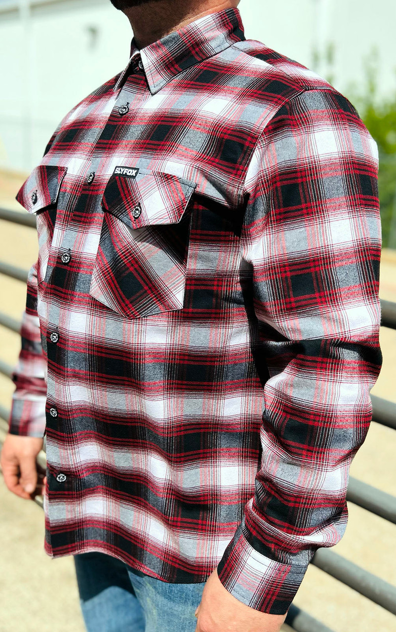 Mint Speed Shop - Slyfox Kids Flannel - Fox Blood