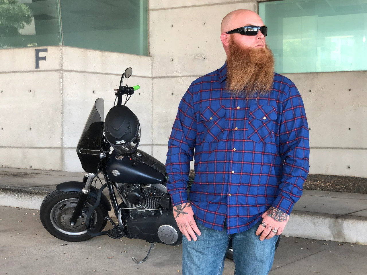 Mint Speed Shop - One Tribe Blood Stripe Flannel