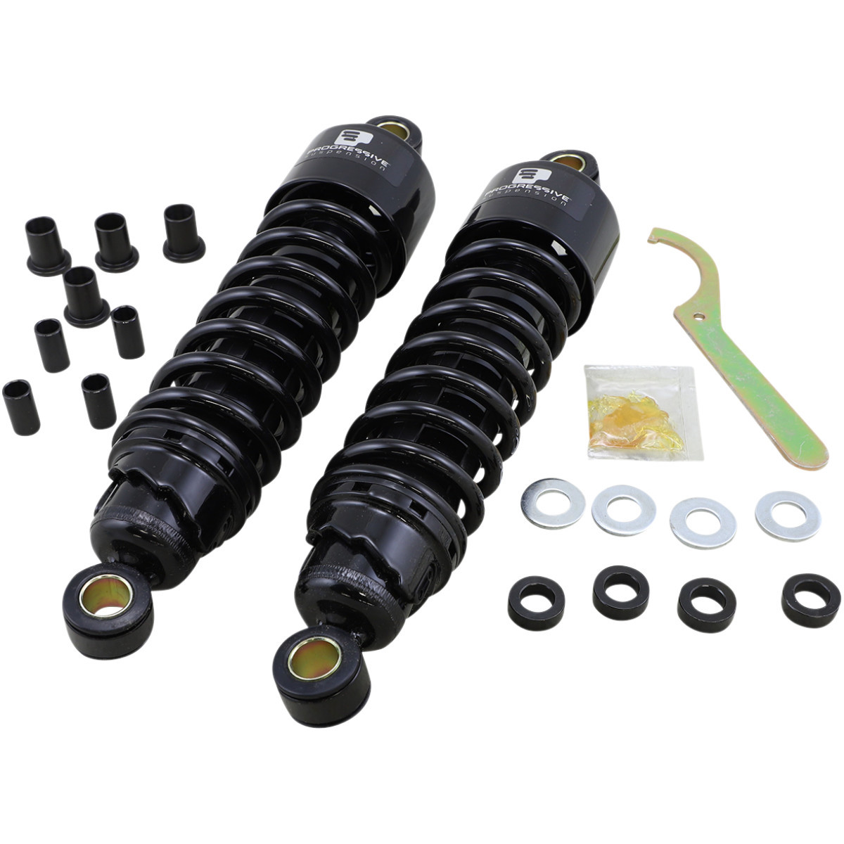Progressive Suspension #412-4074B - 412 Series Shock - 11.5" - Standard - Black - FLH/T