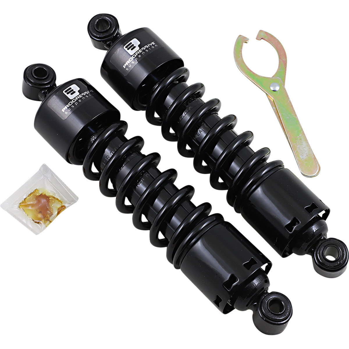 Progressive Suspension #412-4038B - 412 Series Shock - 12.5" - Standard - Black - FXD