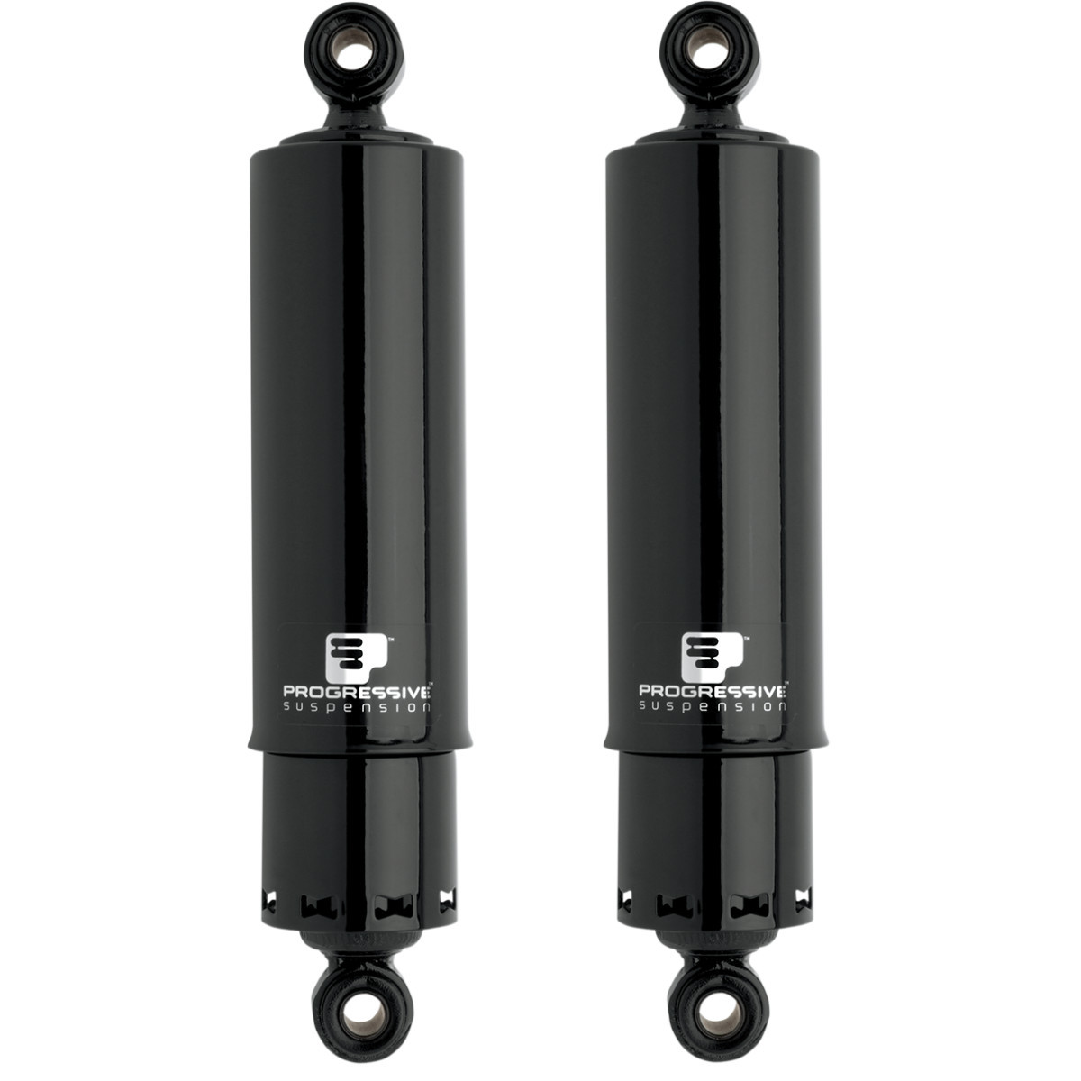 Progressive Suspension #412-4046B - 412 Series Shock - 12" - Standard/Heavy Duty - Black - FXD