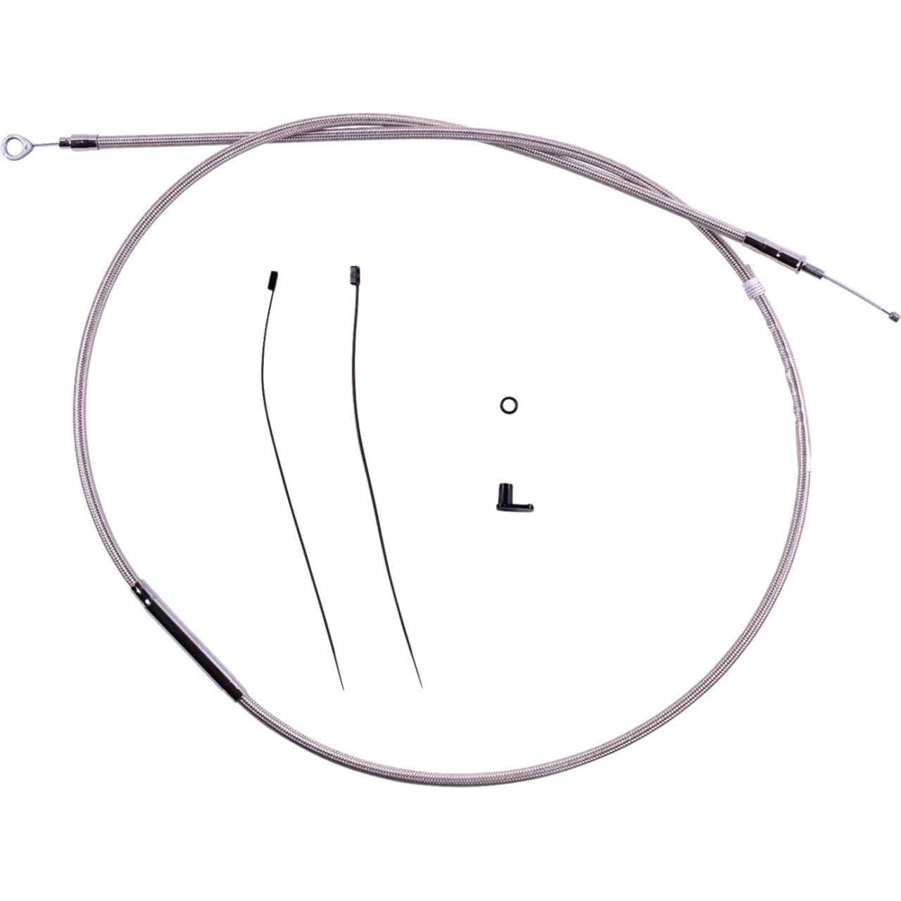 Magnum Shielding #5236-73 - Redesigned Polished Stainless Clutch Cable - 73-3/4"