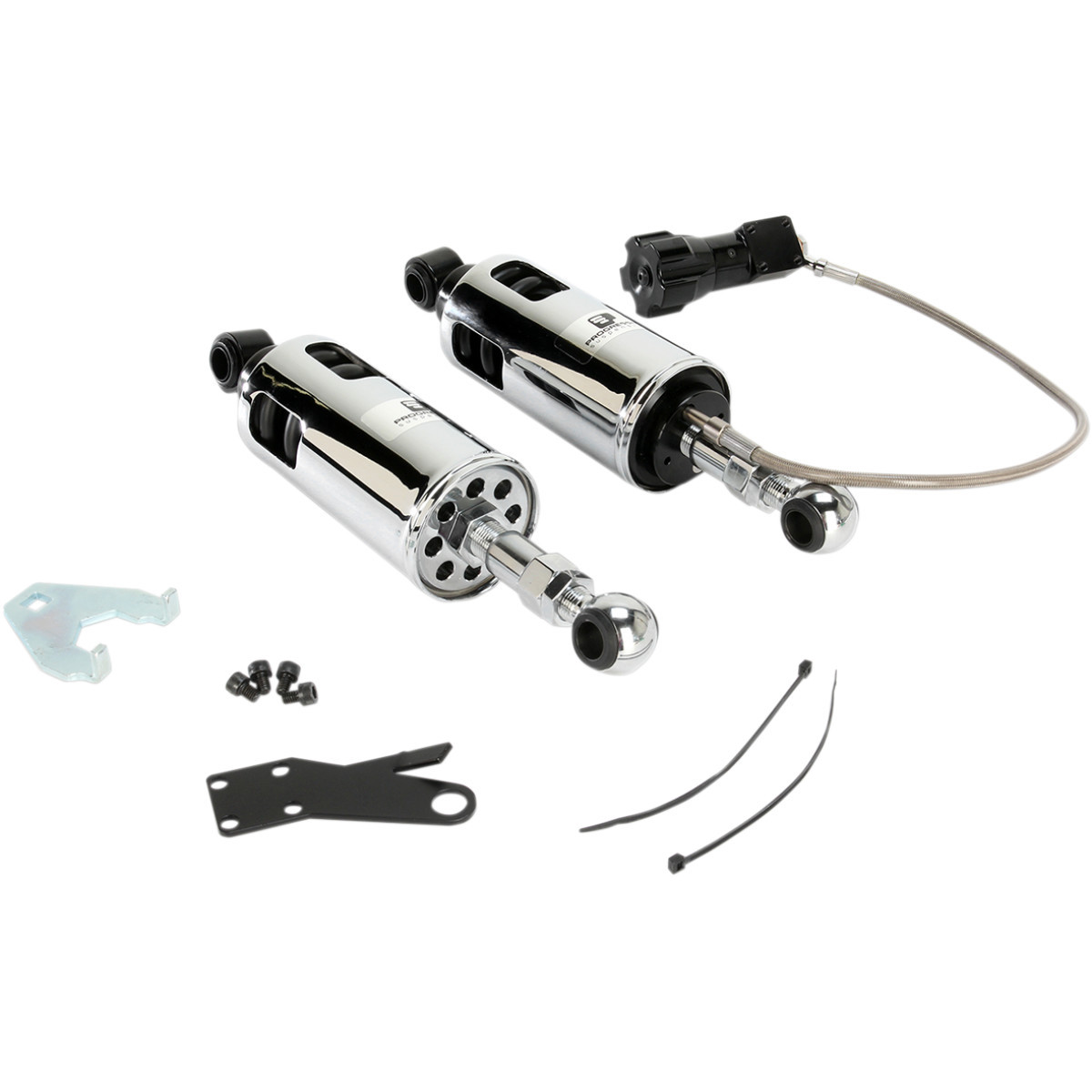 Progressive Suspension #422-4103C - 422 Series Shocks with Rap - Show Chrome - Standard