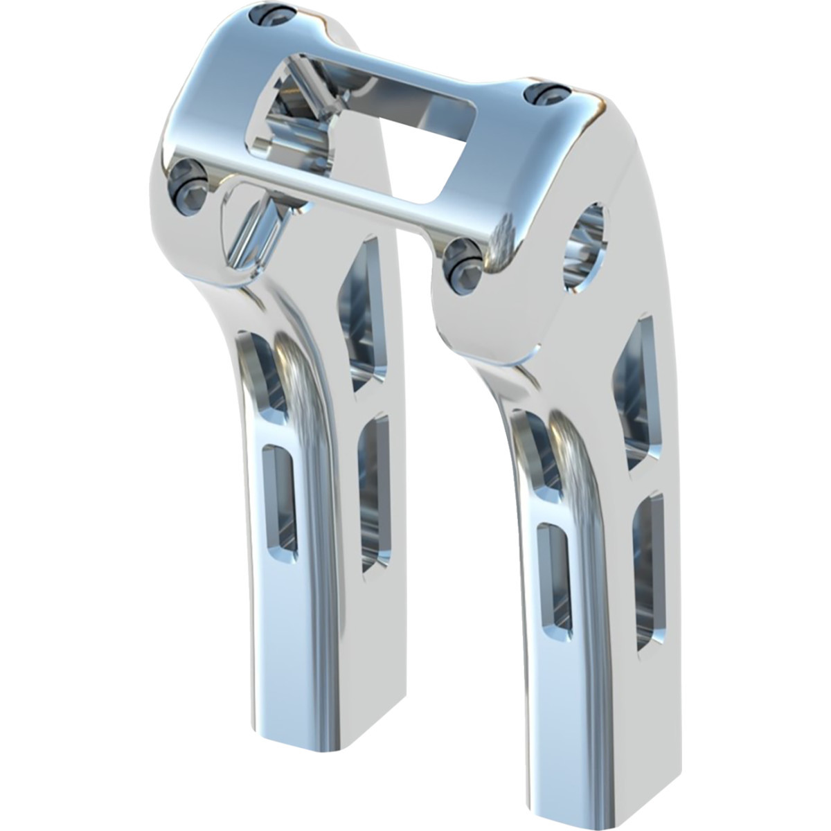 Magnum Shielding #3R-0108 - Ghost Risers - Softail Display Clamp - 8" - Chrome