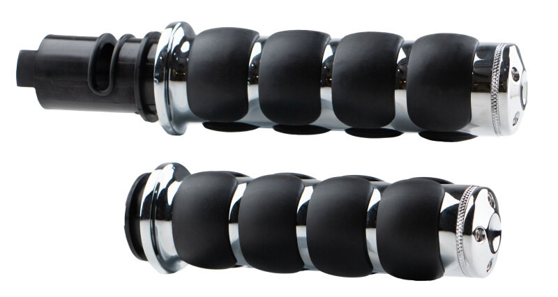 Kuryakyn #10137-1 - ISO Grips Throttle-By-Wire Chrome