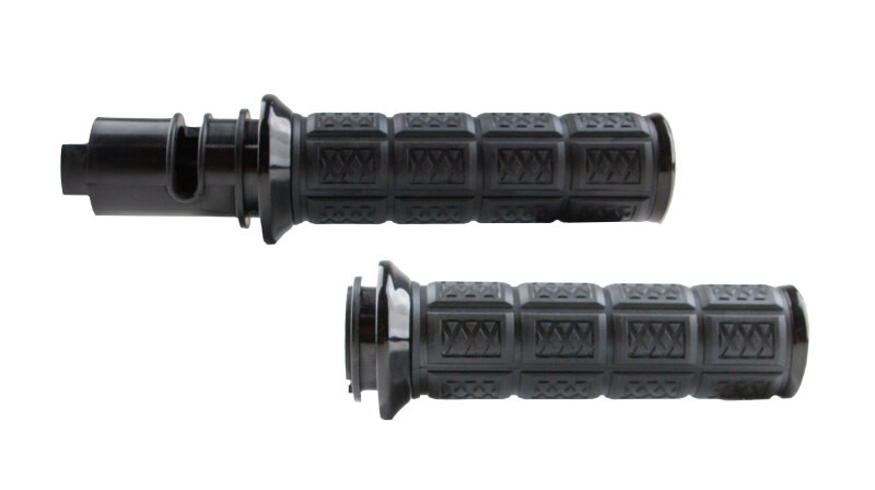 Kuryakyn #10142-2 - Enygma Grips Throttle-By-Wire Black