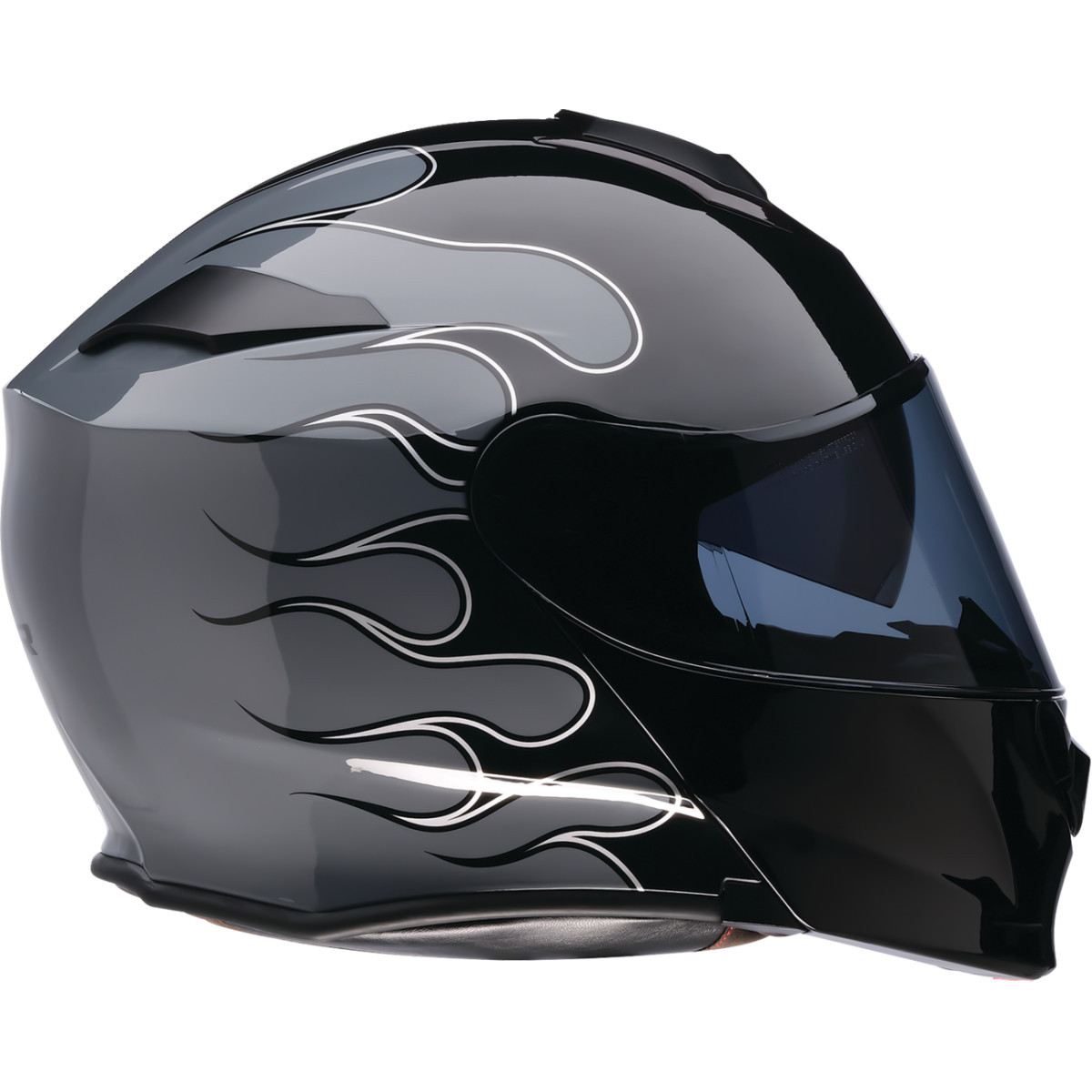 Z1R - Solaris 2.0 Modular Helmet - Flame - Black/Gray - Small