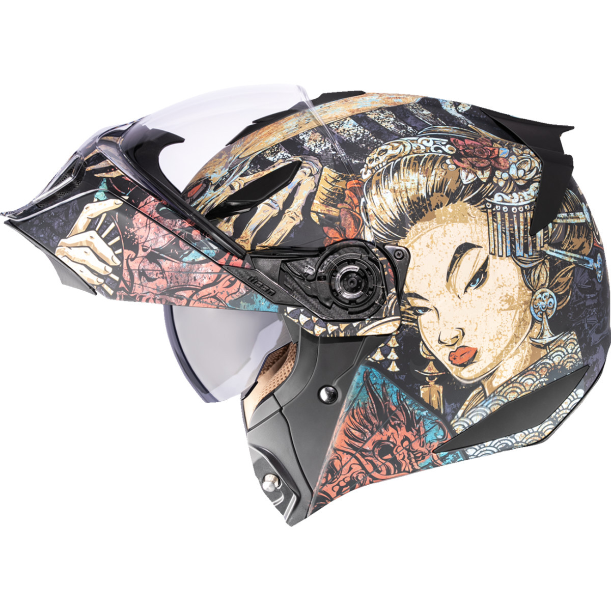 Icon - Threshold™ Modular Helmet - Odokuro - Black - 2XL