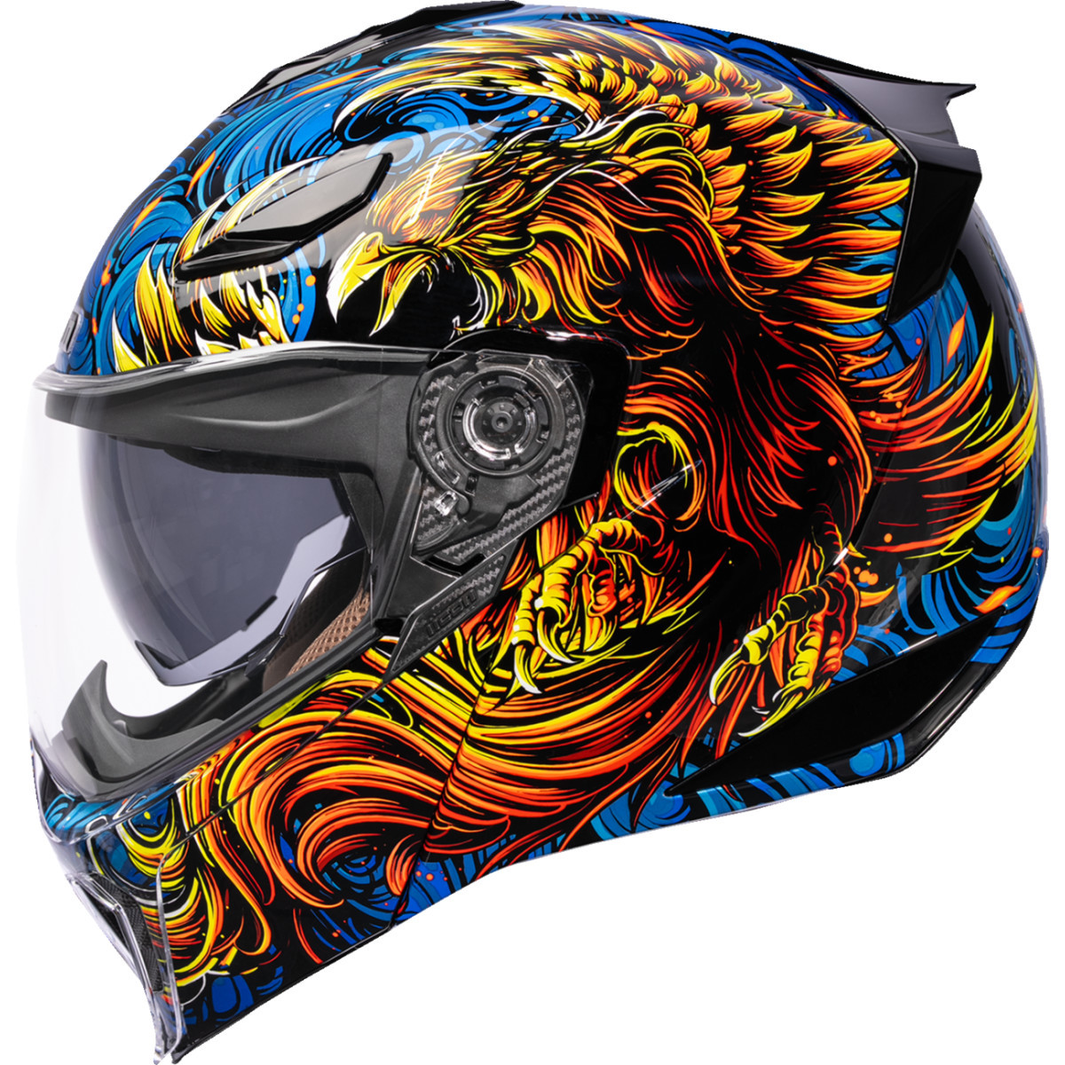 Icon - Threshold™ Modular Helmet - Burn Birdie Burn - Blue - XS
