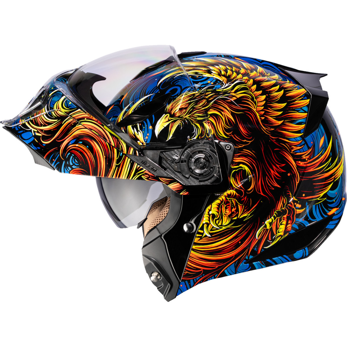 Icon - Threshold™ Modular Helmet - Burn Birdie Burn - Blue - Medium