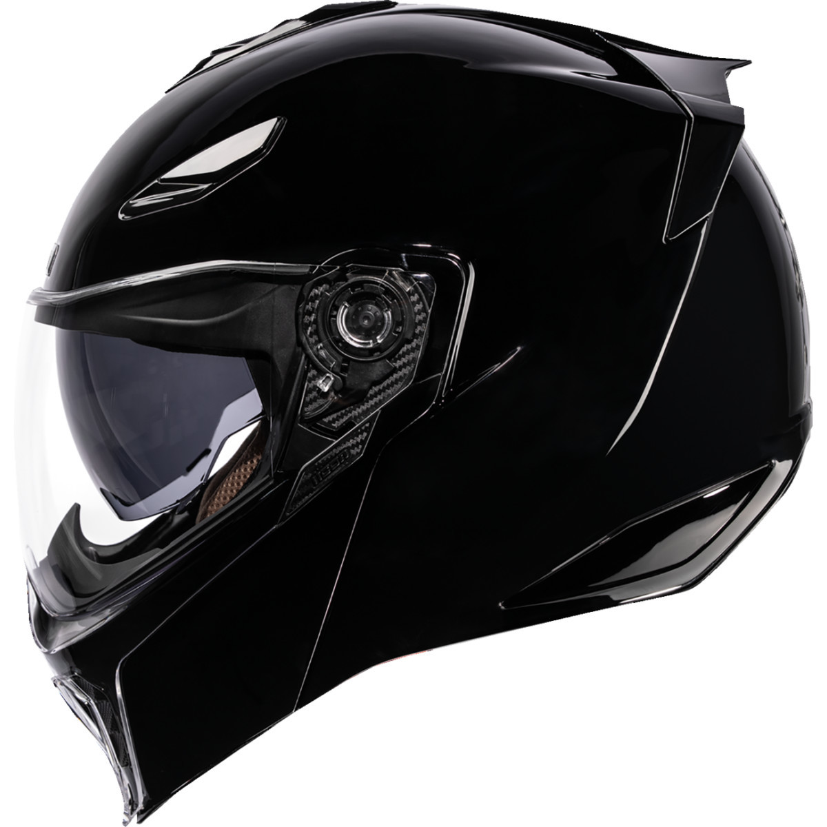 Icon - Threshold™ Modular Helmet - Solid - Gloss Black - Medium
