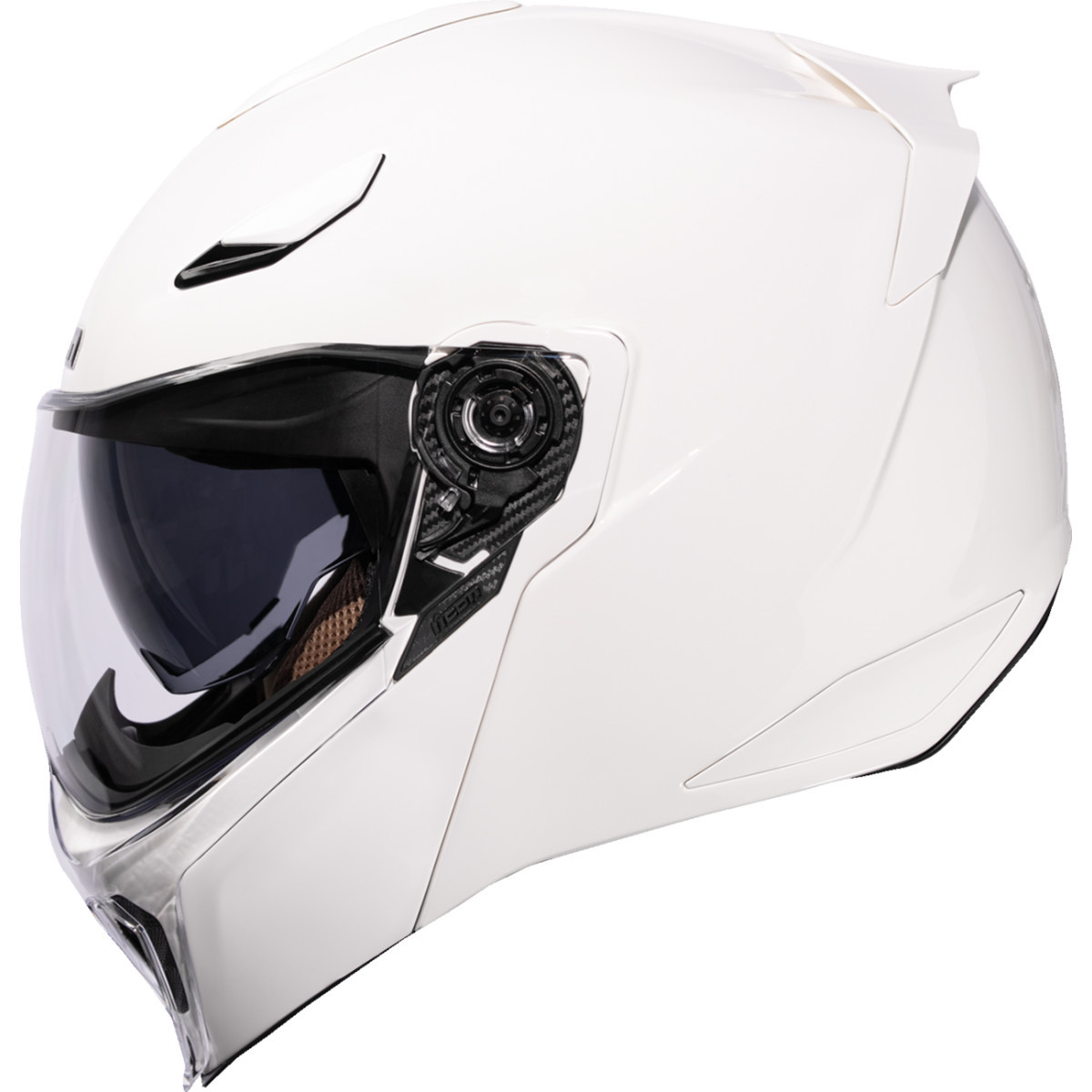 Icon - Threshold™ Modular Helmet - Solid - Gloss White - Small