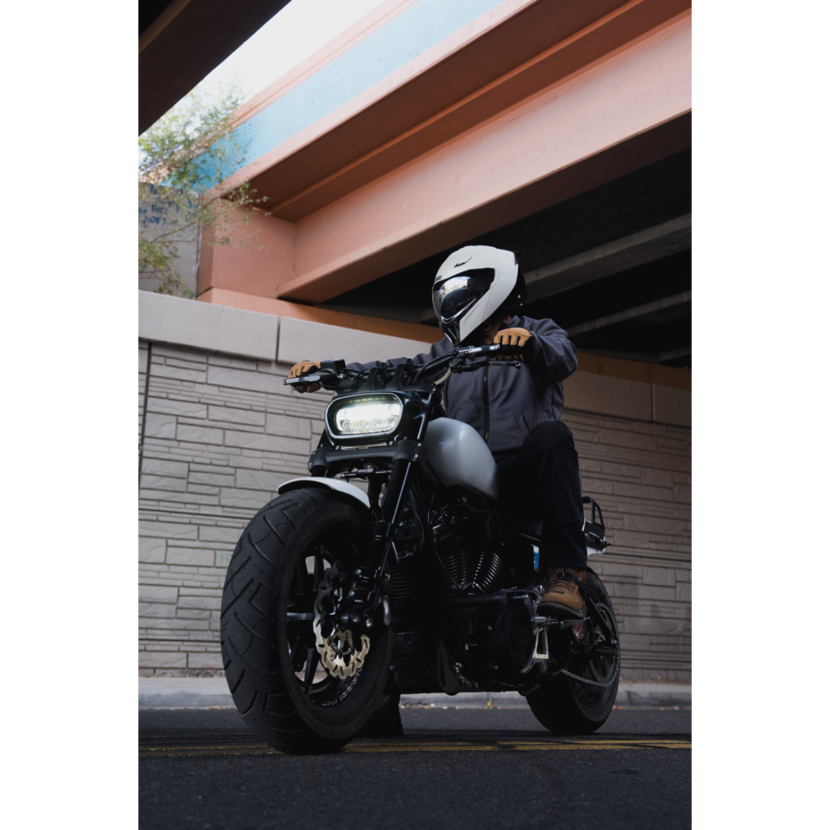 Icon - Threshold™ Modular Helmet - Solid - Gloss White - Small