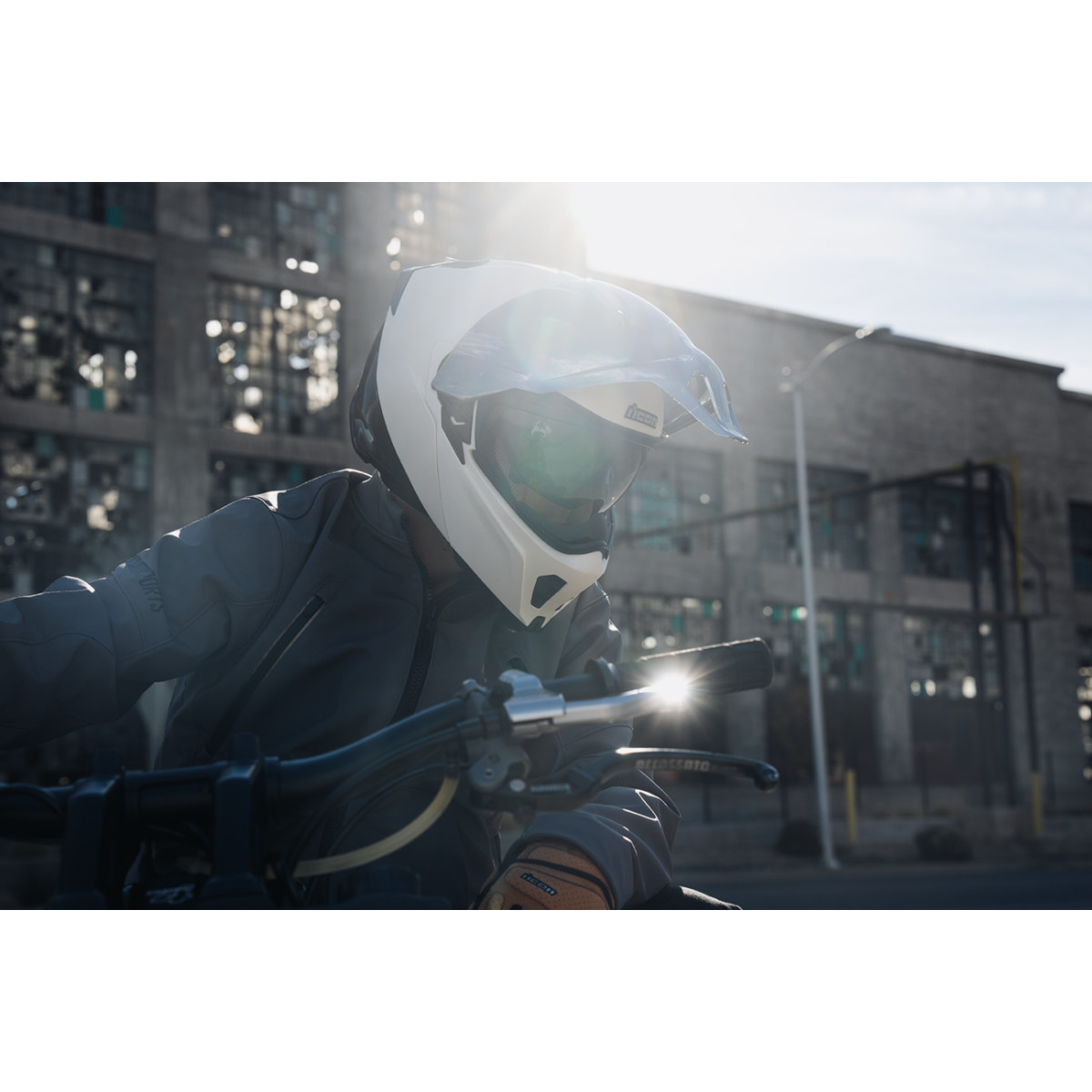 Icon - Threshold™ Modular Helmet - Solid - Gloss White - 2XL