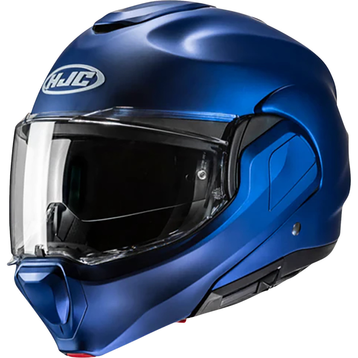 HJC #EH06NUS4SMBV - F100 Modular Helmet - Solid - Semi-Flat Metallic Blue - Small