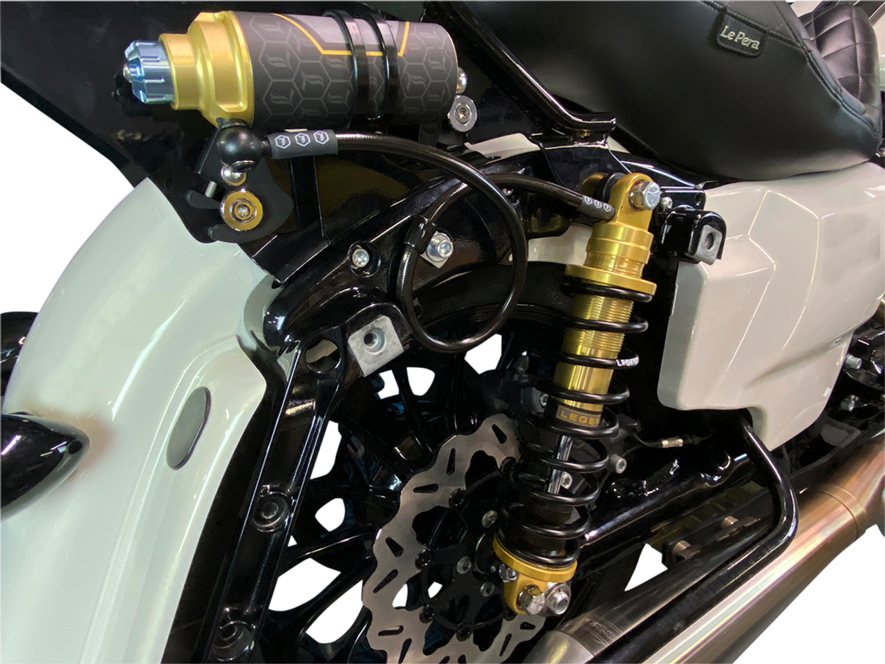 REVO ARC Remote Reservoir Shocks - Heavy Duty - Gold - 14" - 14+ FL