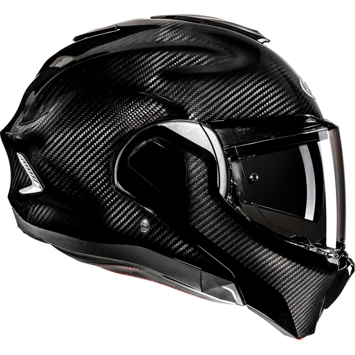 HJC #EB20NUS5CABV - F100 Carbon Modular Helmet - Solid - Medium