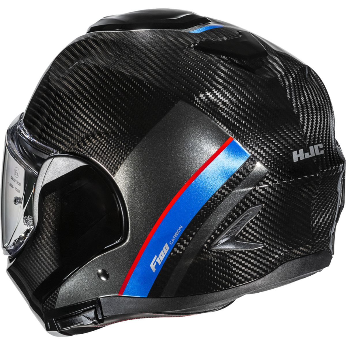 HJC #EB20NUS8021V - F100 Carbon Modular Helmet - Stan - MC21 - 2XL