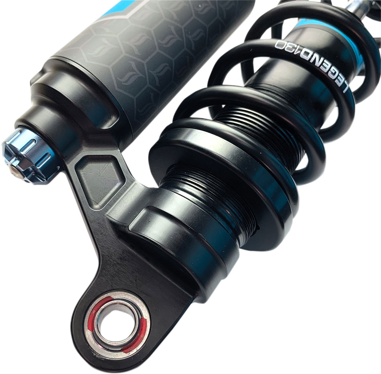 REVO ARC Piggyback Shocks - Heavy Duty - Clear - 14" - 04+ Sportster