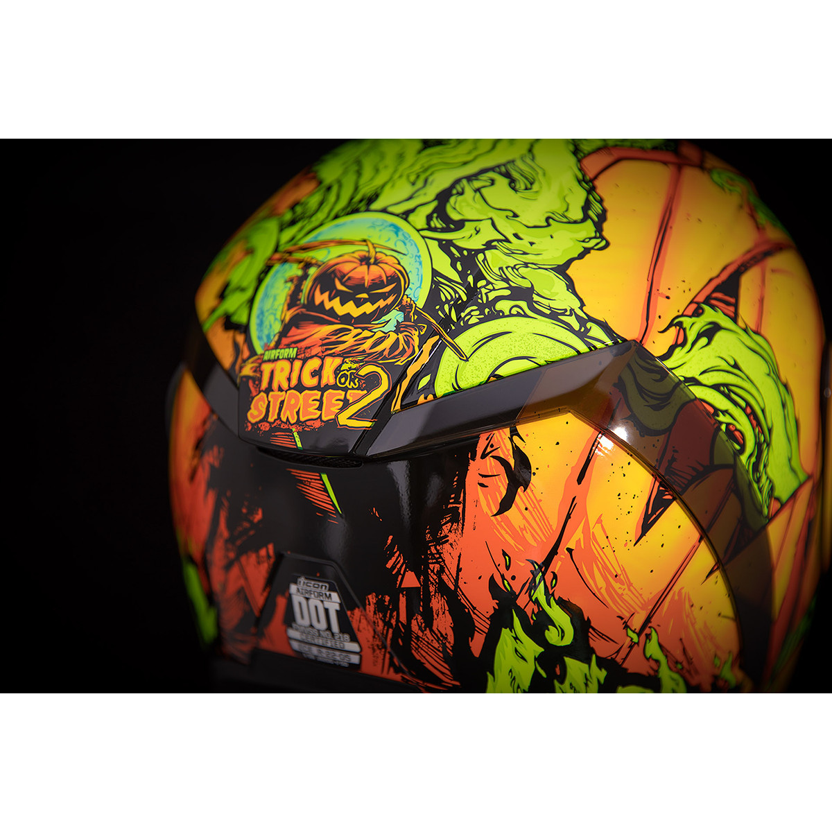 Icon - Airform™ Helmet - Trick or Street - Orange - Medium