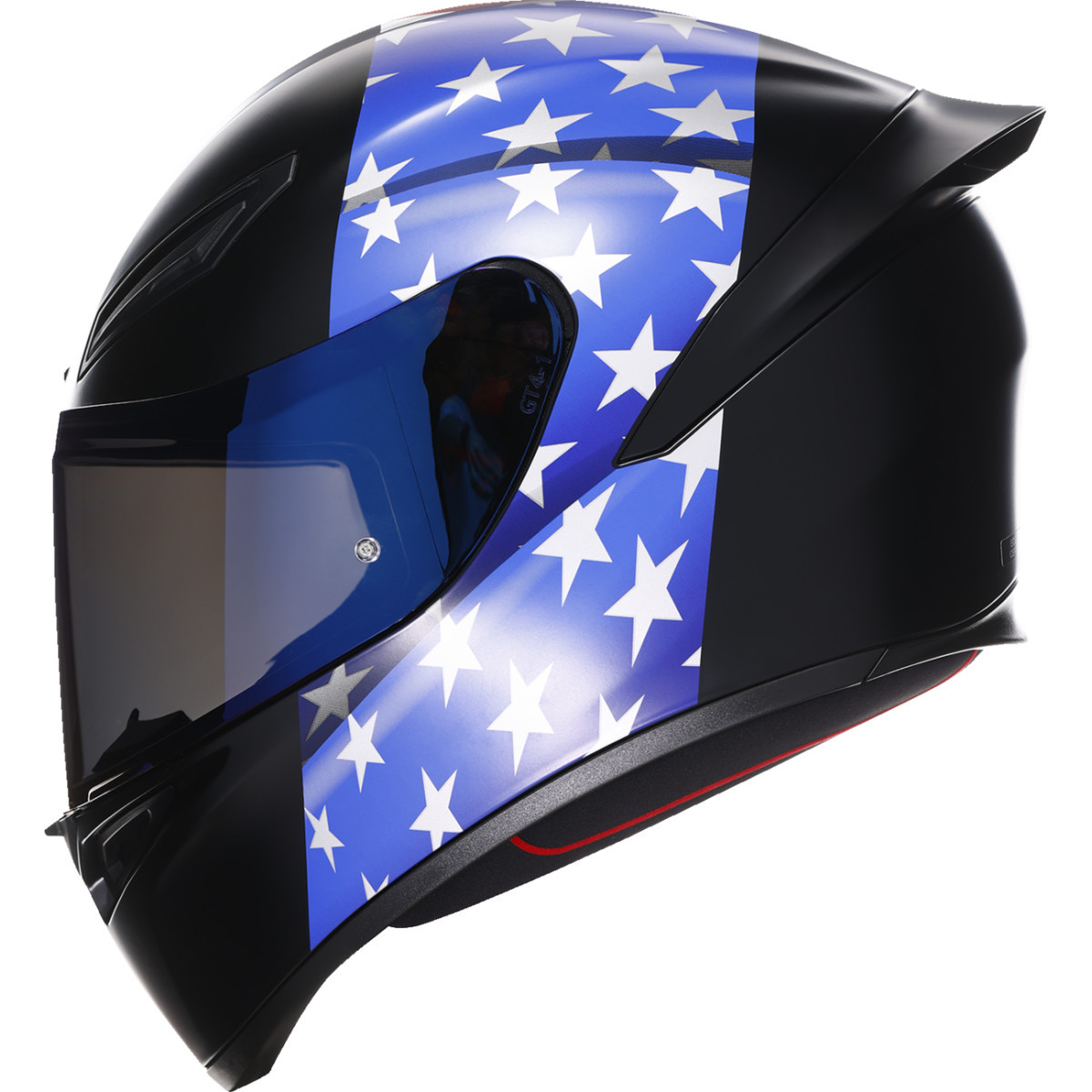 AGV #2118394003-068-XXL - K1 S Helmet - US Flag - Red/White/Blue - 2XL