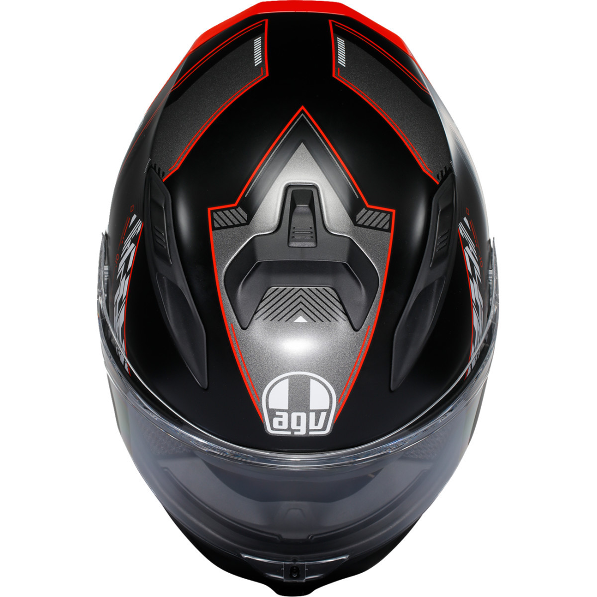 AGV #2118399004-008-L - K7 Helmet - Kyber - Matte Black/Red - Large