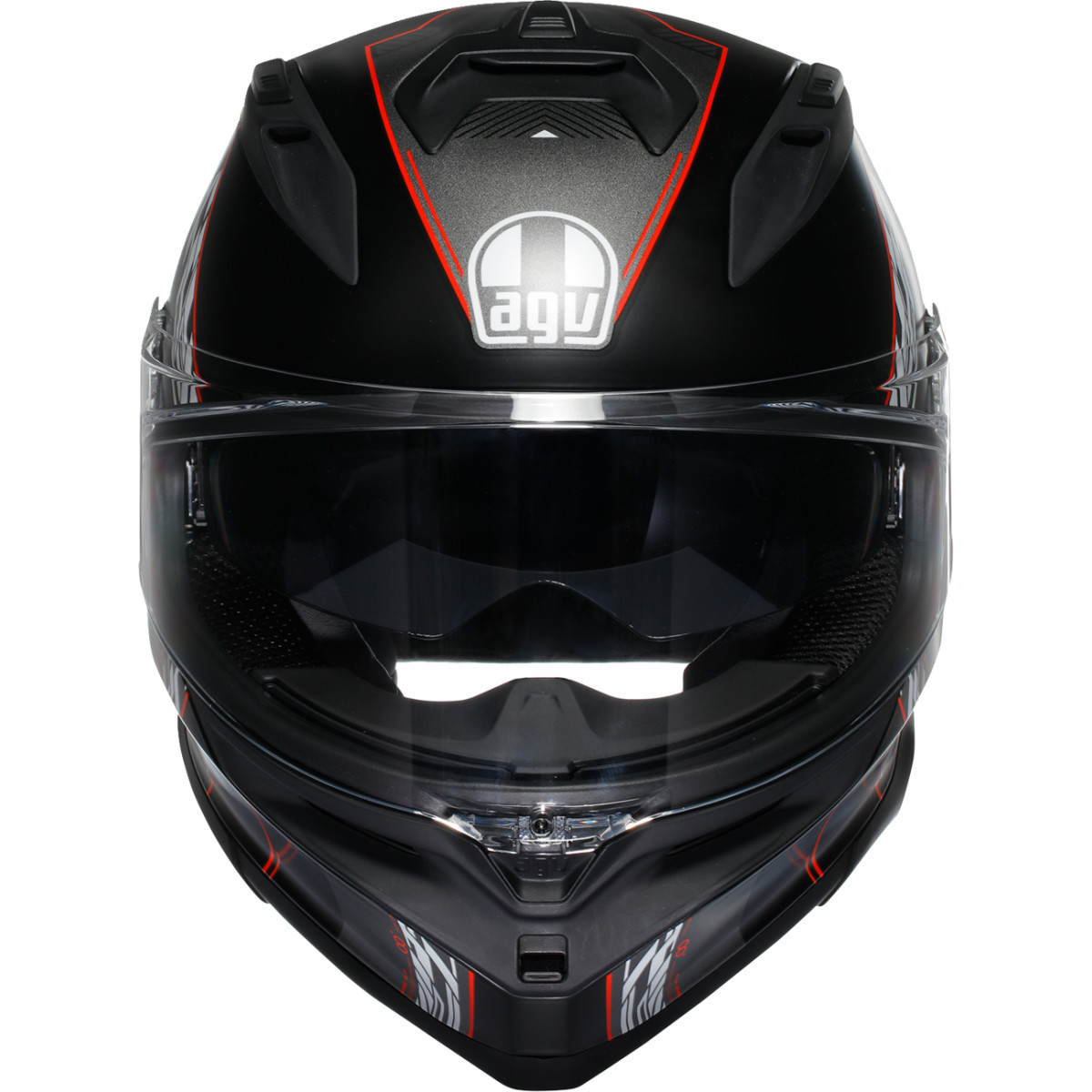 AGV #2118399004-008-XXL - K7 Helmet - Kyber - Matte Black/Red - 2XL