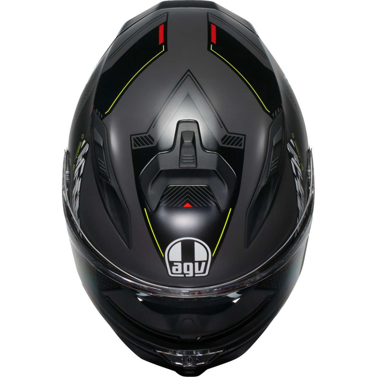 AGV #2118399004-007-XL - K7 Helmet - Kyber - Matte Gray/Yellow Fluo - XL