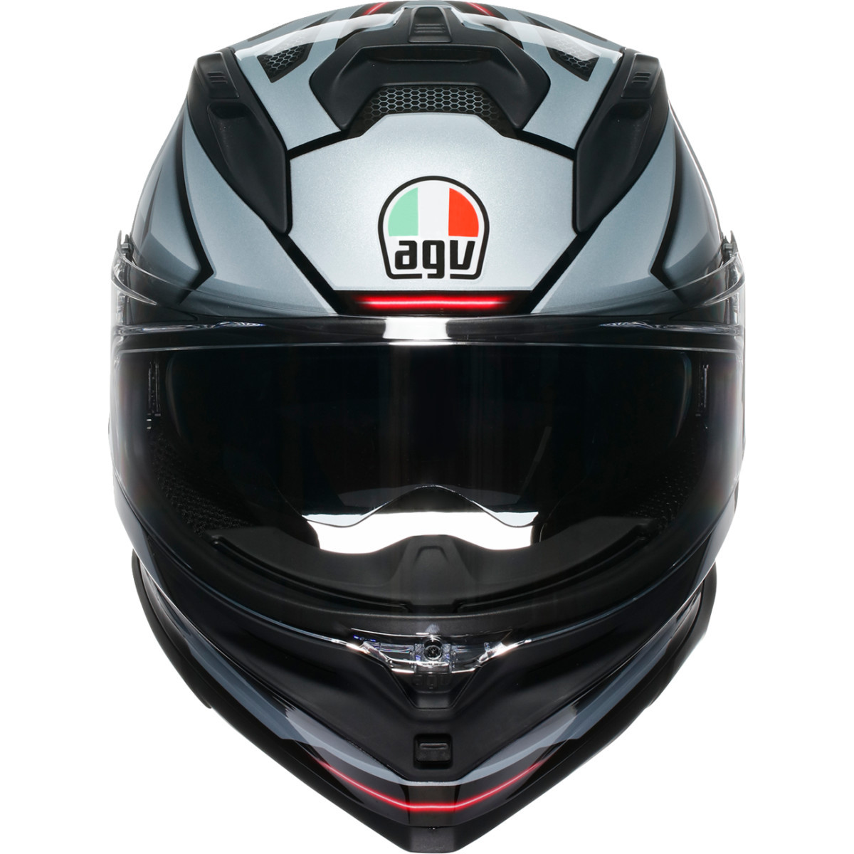 AGV #2118399004-005-S - K7 Helmet - Jaeger - Black/Silver - Small