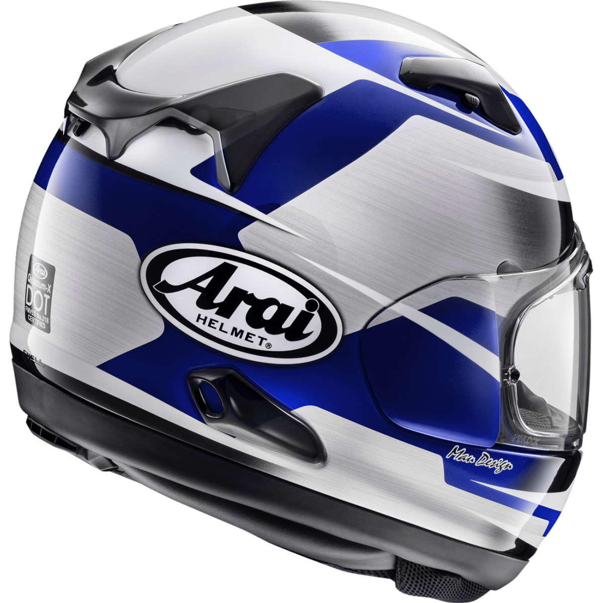 Arai Helmets #0101-18124 - Quantum-X Helmet - Steel - Blue - Medium