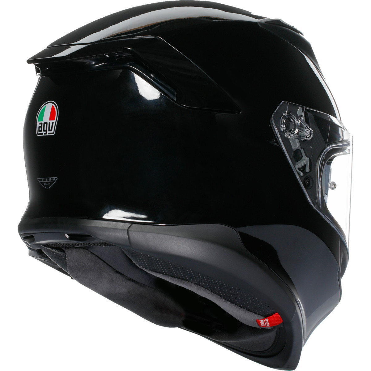 AGV #2118399004-014-XXL - K7 Helmet - Gloss Black - 2XL